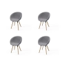 Krzesło KR-502 Ruby Kolory Tkanina Abriamo 07 Boucle Design Italia 2025-2030